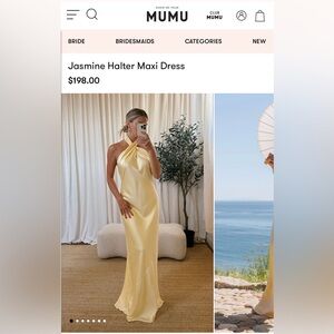Show Me Your Mumu Jasmine Halter Maxi Dress